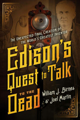 Cover of Edison'S Quest to Talk to the Dead