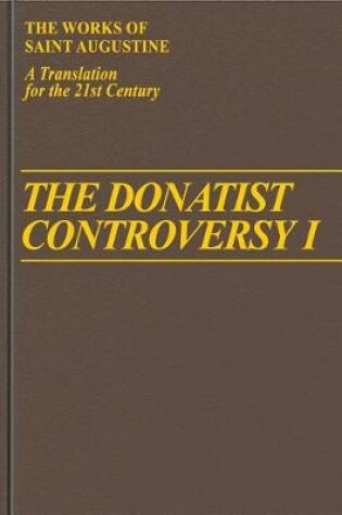 Cover of The Donatist Controversy 1
