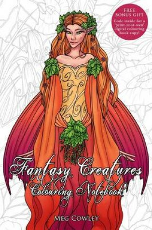 Cover of Fantasy Creatures Colouring Notebook