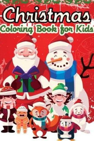 Cover of Christmas Coloring Book For Kids