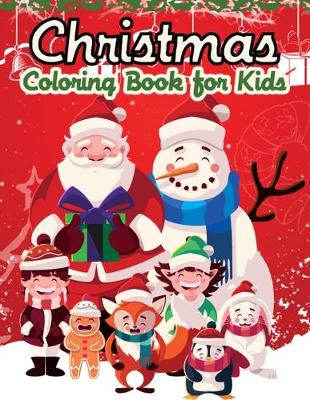 Book cover for Christmas Coloring Book For Kids