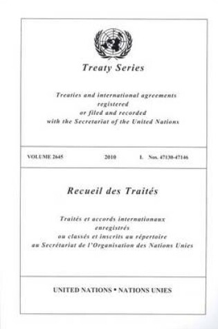 Cover of Treaty Series 2645