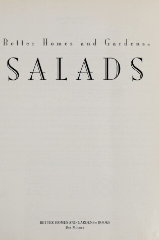 Cover of Salads