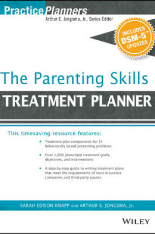 Cover of The Parenting Skills Treatment Planner, with DSM-5 Updates
