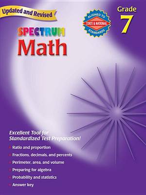 Book cover for Math, Grade 7