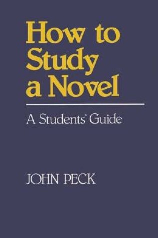 Cover of How to Study a Novel