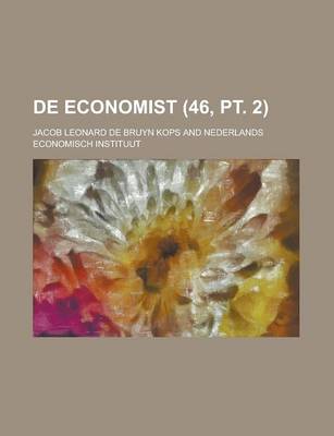 Book cover for de Economist (46, PT. 2 )