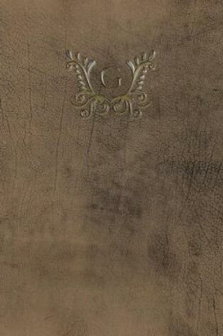 Cover of Monogram "G" Sketchbook