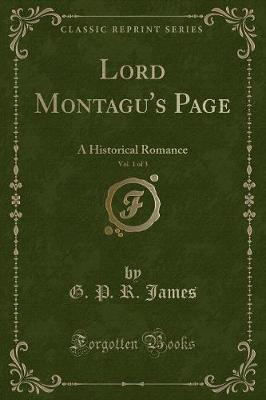 Book cover for Lord Montagu's Page, Vol. 1 of 3