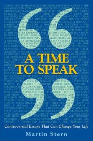 Cover of A Time to Speak