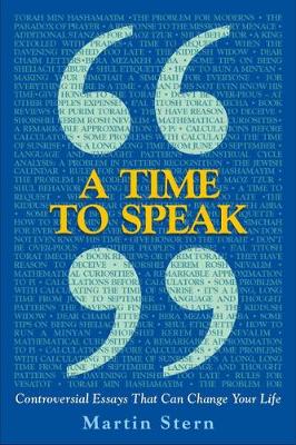 Book cover for A Time to Speak