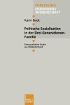 Book cover for Politische Sozialisation in der Drei-Generationen-Familie