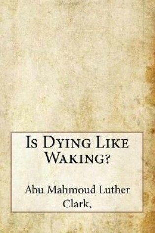 Cover of Is Dying Like Waking?