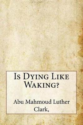 Book cover for Is Dying Like Waking?