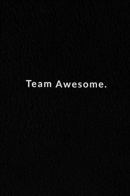 Book cover for Team Awesome.