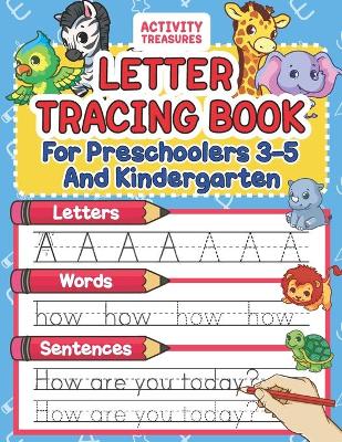 Book cover for Letter Tracing Book For Preschoolers 3-5 And Kindergarten