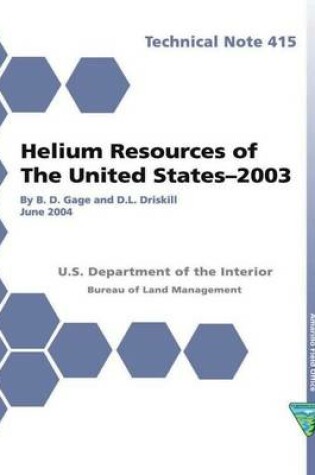 Cover of Helium Resources of the United States- 2003 Technical Note 415
