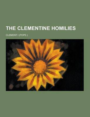 Book cover for The Clementine Homilies