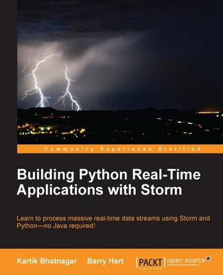 Book cover for Building Python Real-Time Applications with Storm