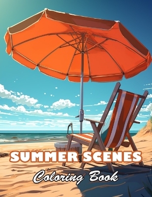 Book cover for Summer Scenes Coloring Book