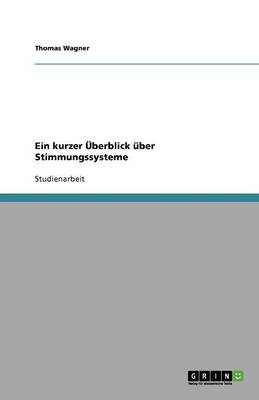 Book cover for Ein kurzer UEberblick uber Stimmungssysteme