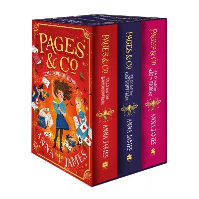 Book cover for Pages & Co. Series Three-Book Collection Box Set (Books 1-3)