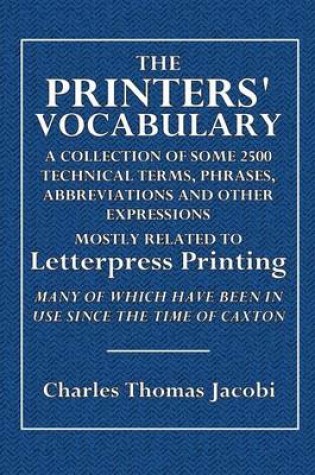 Cover of The Printers' Vocabulary