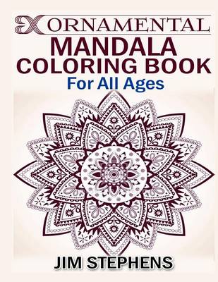 Book cover for Ornamental Mandala Coloring Book