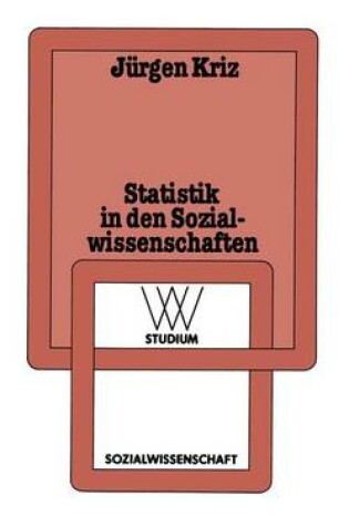 Cover of Statistik in den Sozialwissenschaften