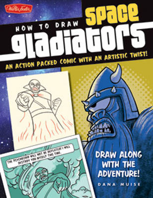 Book cover for How to Draw Space Gladiators