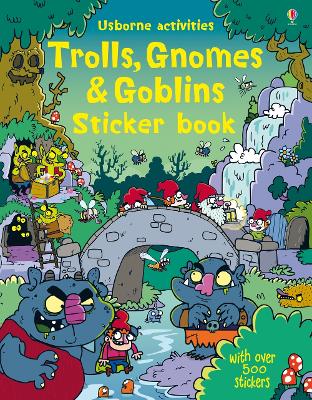 Book cover for Trolls, Gnomes & Goblins Sticker book