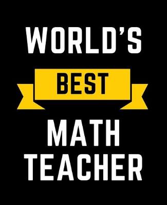 Book cover for World's Best Math Teacher
