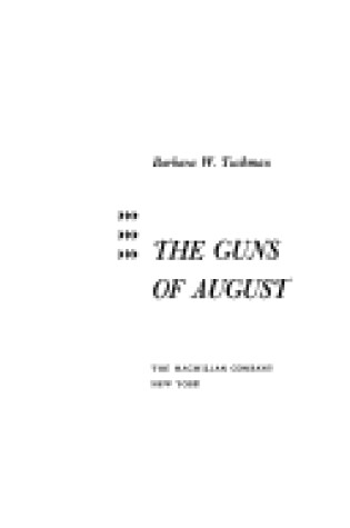 Cover of The Guns of August