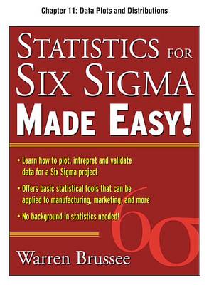 Book cover for Statistics for Six SIGMA Made Easy, Chapter 11 - Data Plots and Distributions