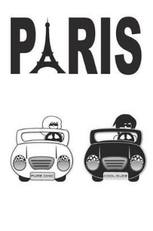Cover of Paris Couple in Sports Car Travel Journal