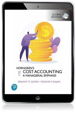 Book cover for Horngren's Cost Accounting, Global Edition