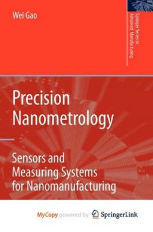 Cover of Precision Nanometrology