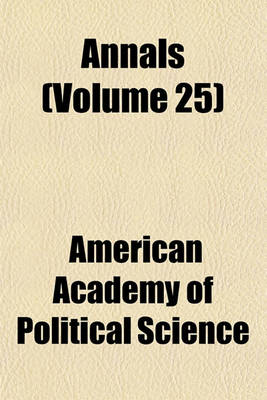 Book cover for Annals (Volume 25)