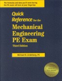 Book cover for Quick Reference for the Mechanical Engineering PE Exam