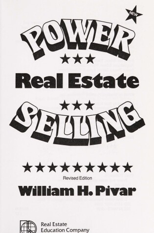 Cover of Power Real Estate Selling