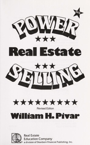 Book cover for Power Real Estate Selling