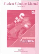 Book cover for Student's Solutions Manual for Use with Beginning and Intermediate Algebra