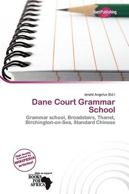 Cover of Dane Court Grammar School