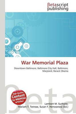 Book cover for War Memorial Plaza