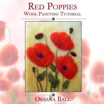 Book cover for Wool Painting Tutorial "Red Poppies"