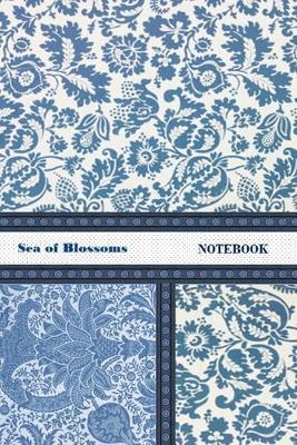 Book cover for Sea of Blossoms NOTEBOOK [ruled Notebook/Journal/Diary to write in, 60 sheets, Medium Size (A5) 6x9 inches]