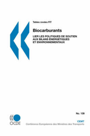 Cover of Tables Rondes FIT No. 138 Biocarburants