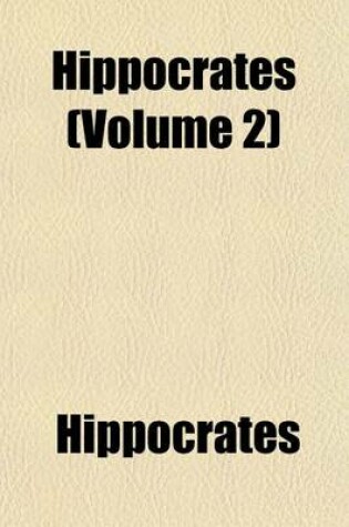 Cover of Hippocrates (Volume 2)