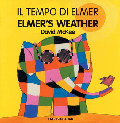 Book cover for Elmer's Weather (English-Italian)