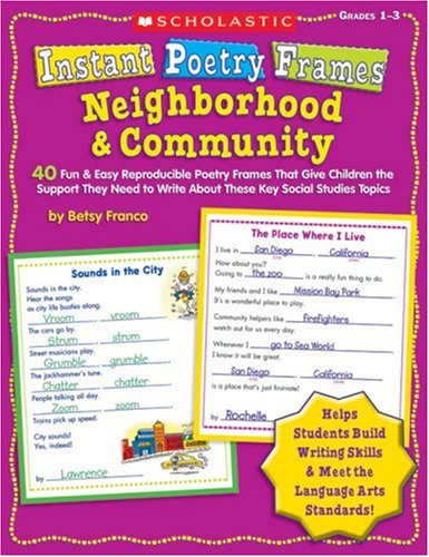 Book cover for Instant Poetry Frames: Neighborhood & Community
